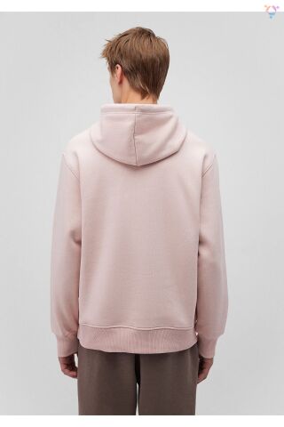 MAVİ ERKEK KAPÜŞONLU SWEATSHIRT Toz Gül Pembe 065809-71150