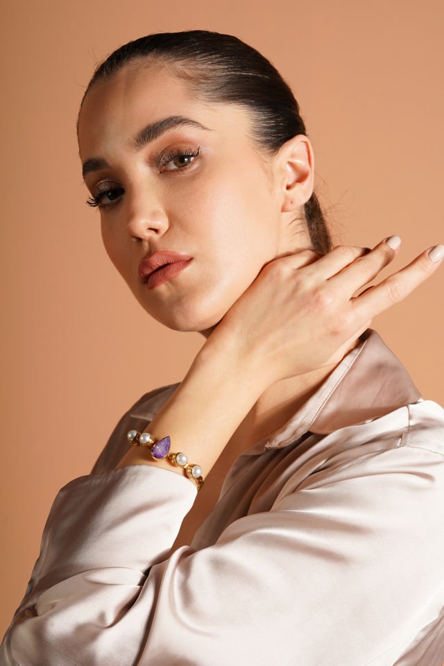 Ametist ve Sedefli Bileklik