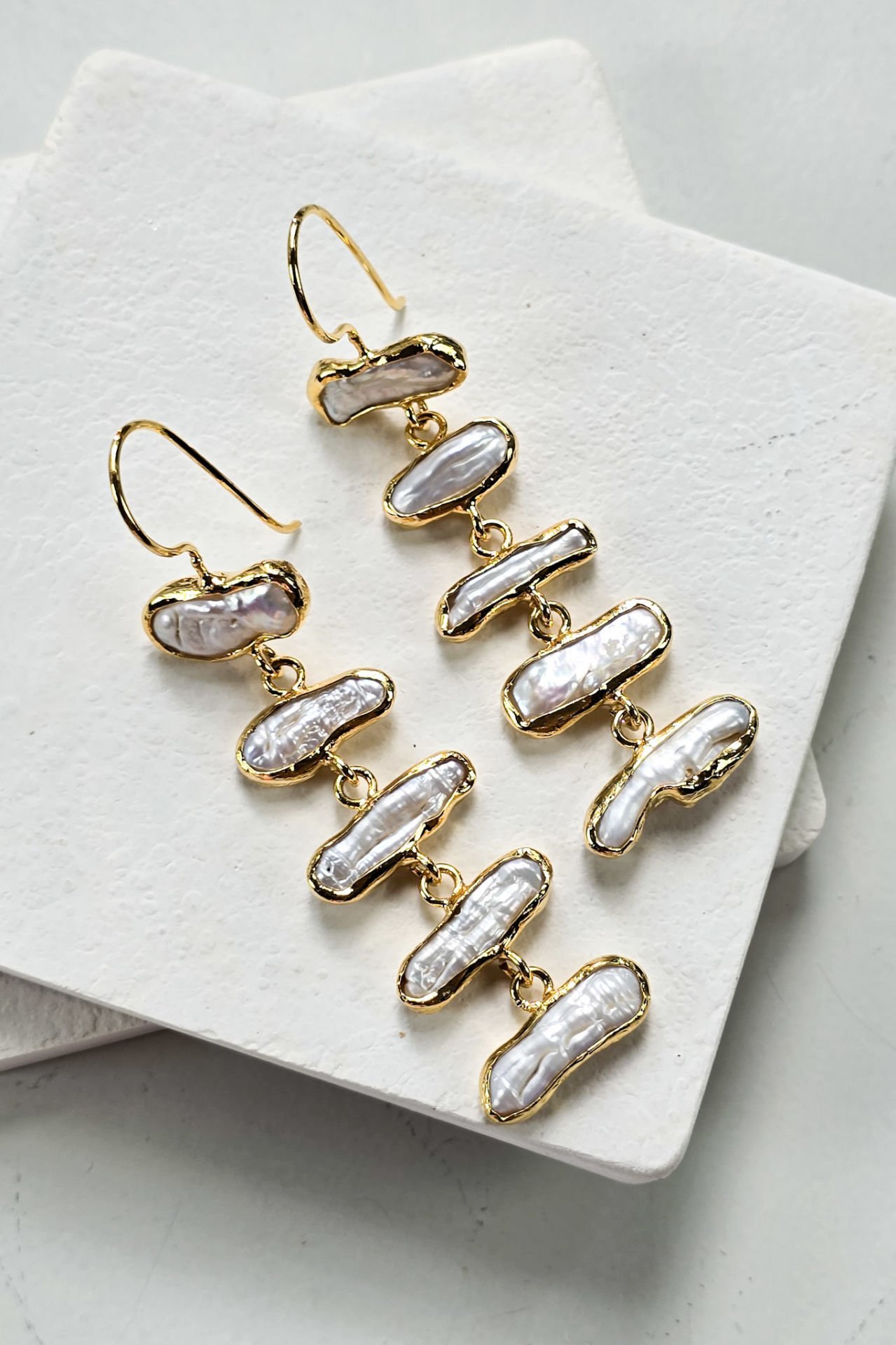 Beş Sıra İncili Küpe