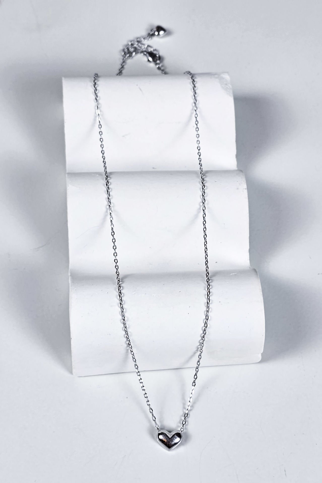 925 Ayar Gümüş Kalpli Kolye