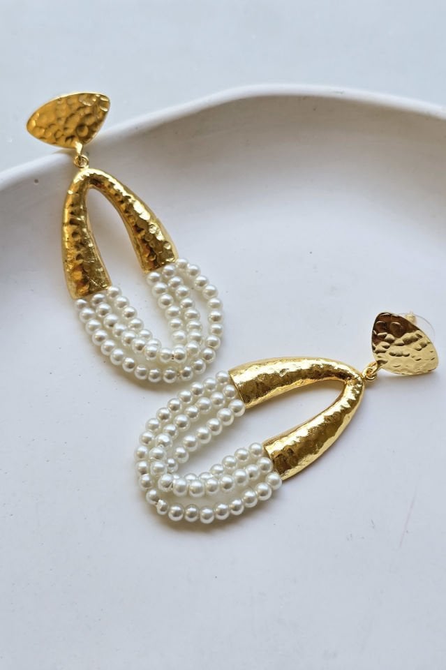 Romance Küpe Beyaz