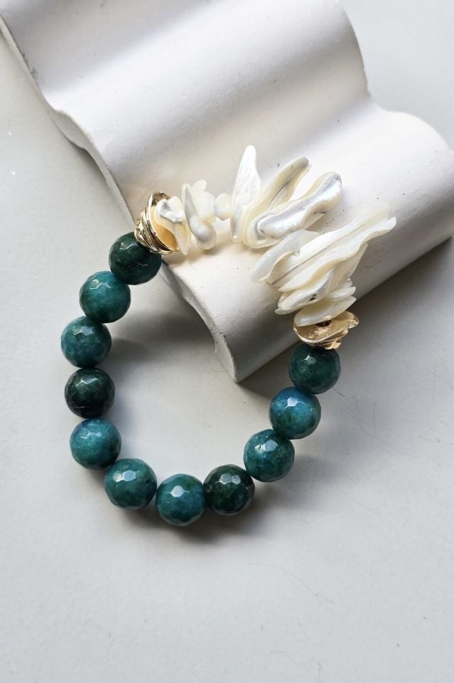 Sedefli Apatit Bileklik