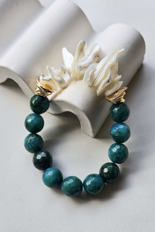 Sedefli Apatit Bileklik