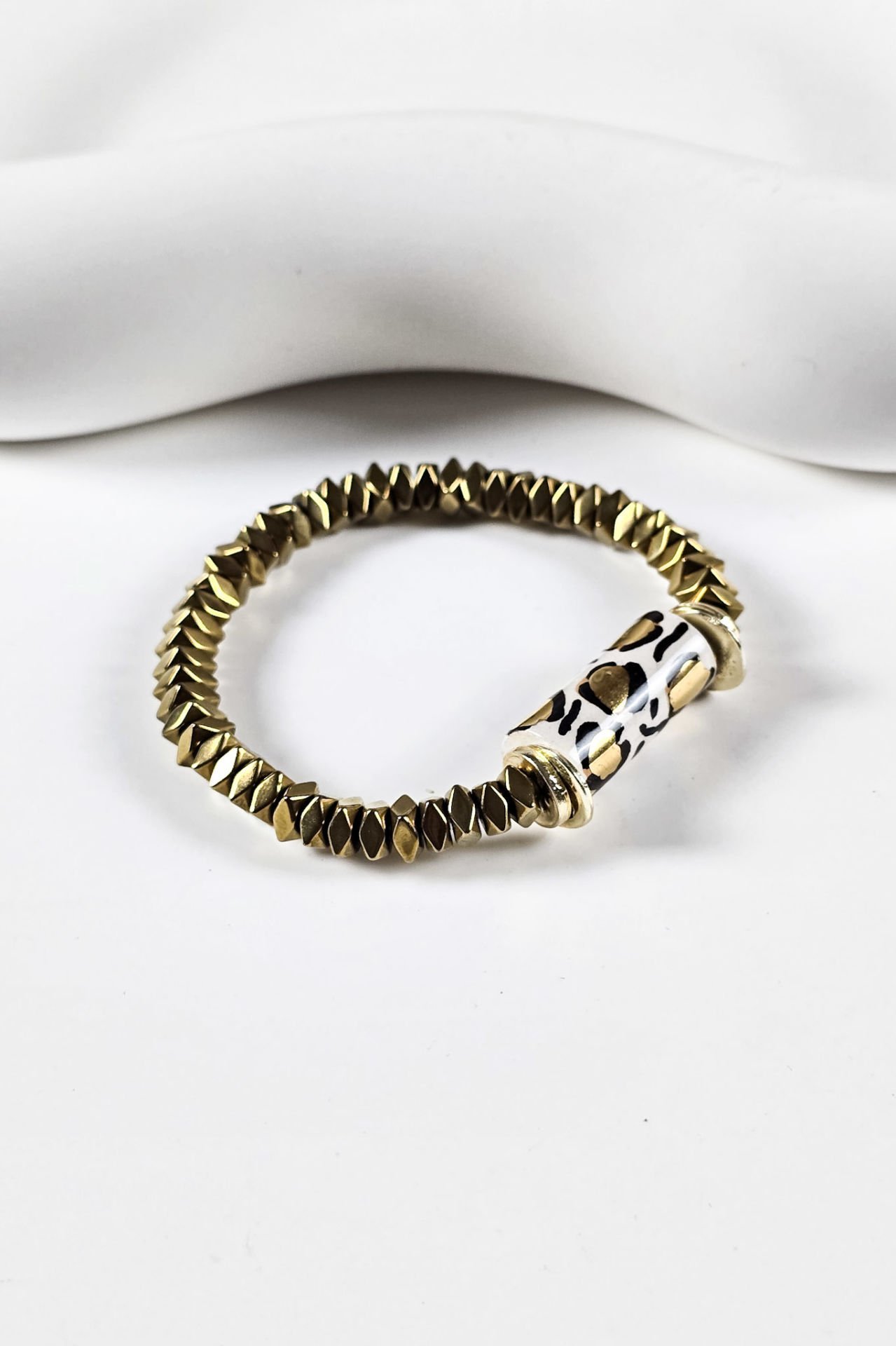 Hematit Leopar Bileklik