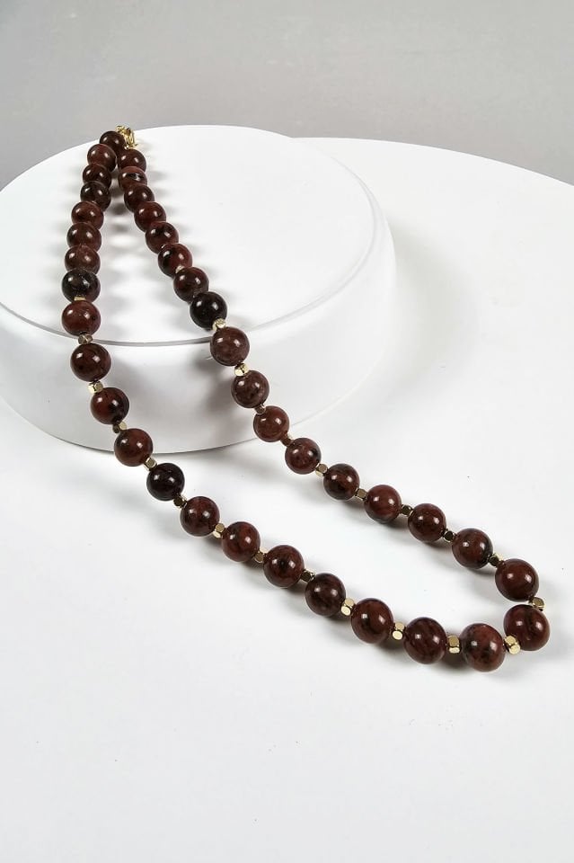Kırmızı Jasper  Kolye (1.Çakra / Kök Çakra Taşı)