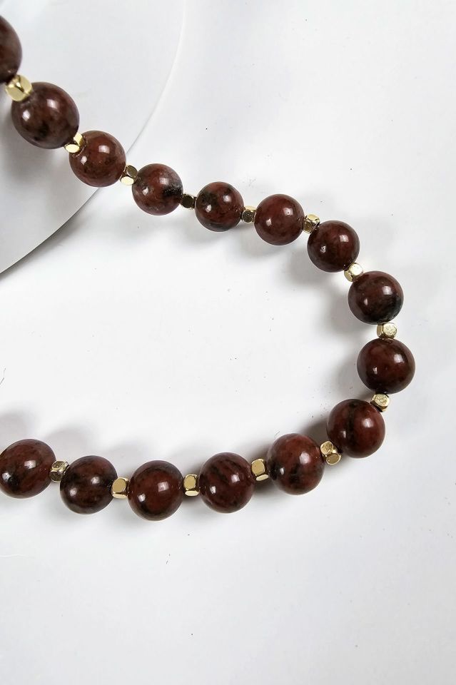Kırmızı Jasper  Kolye (1.Çakra / Kök Çakra Taşı)