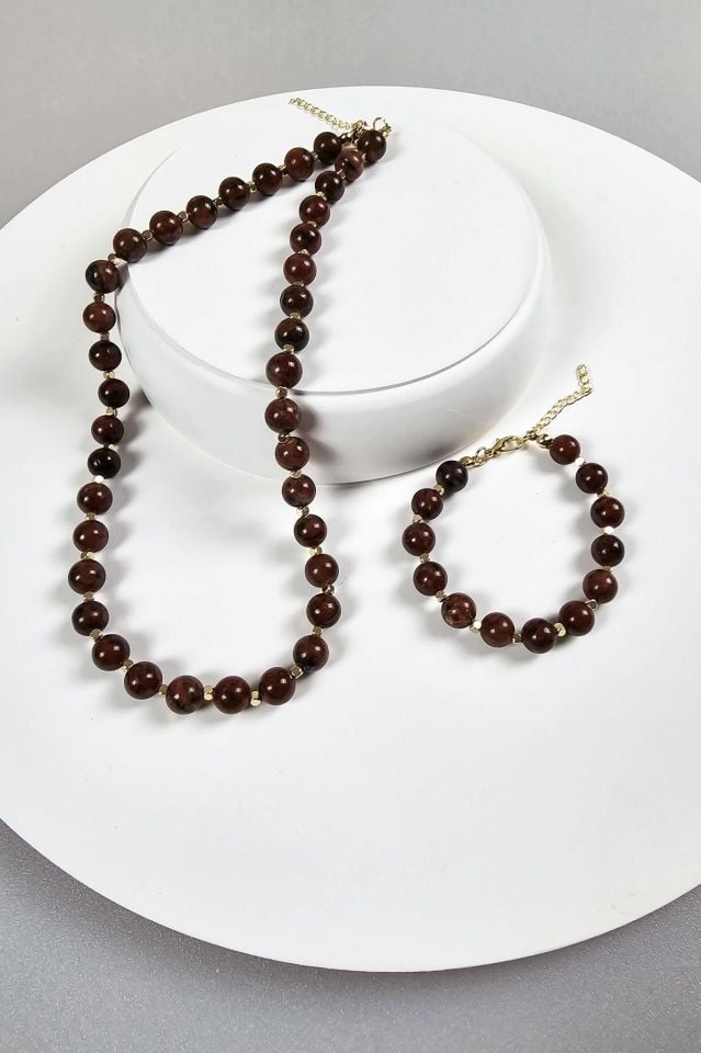 Kırmızı Jasper Bileklik  (1.Çakra / Kök Çakra Taşı)
