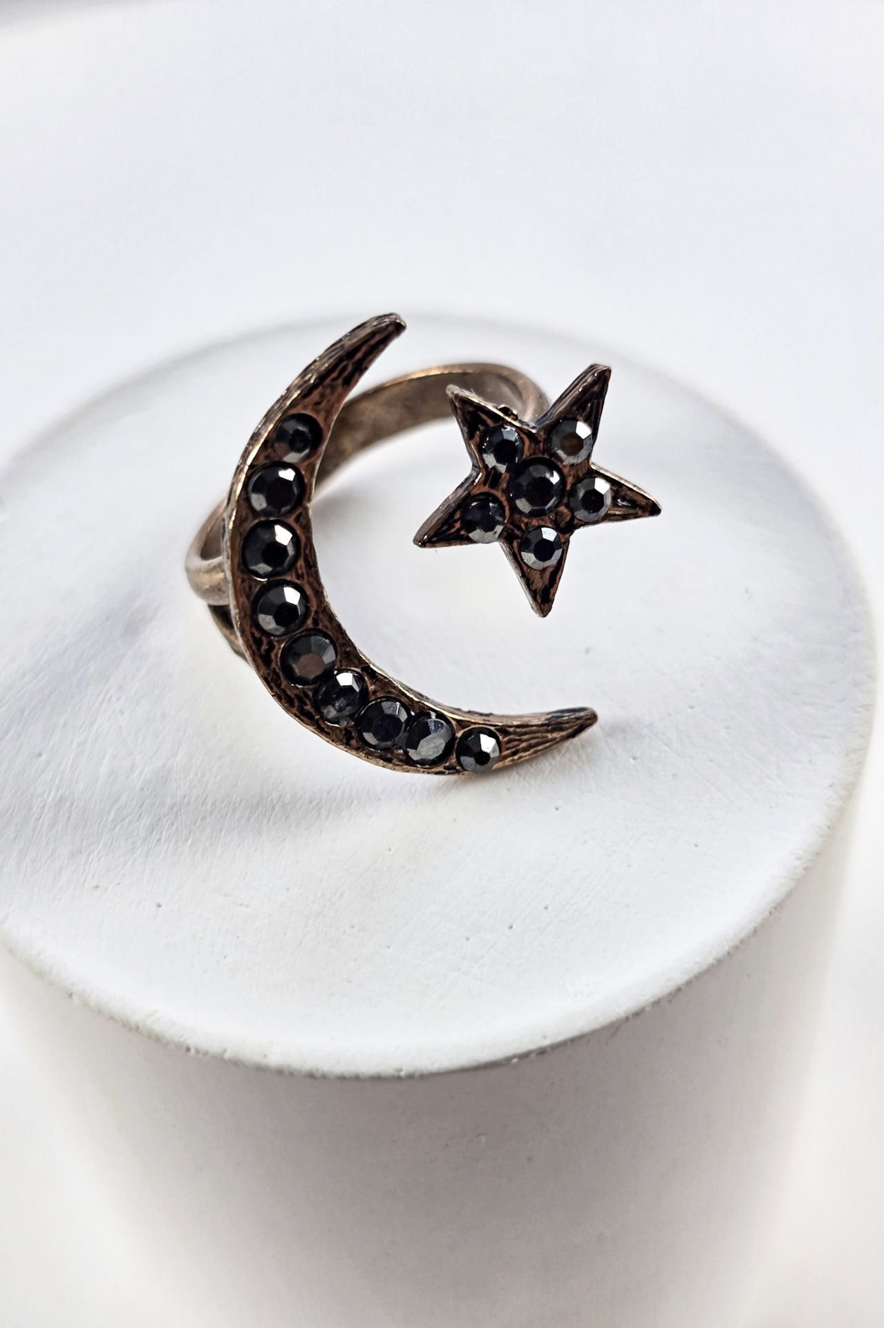 Ay Yıldız Bronz Yüzük