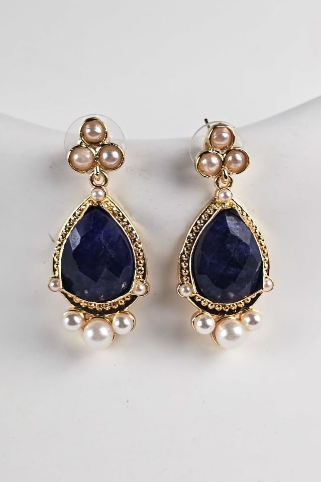 Mavi Asalet Lapis Lazuli Küpe