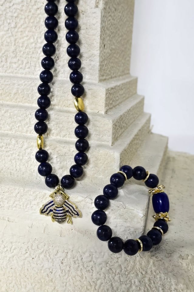 Mor Enerji Ametist Kolye Bileklik Set (6.ve7.Çakra / Üçüncü Göz ve Tepe Çakrası )