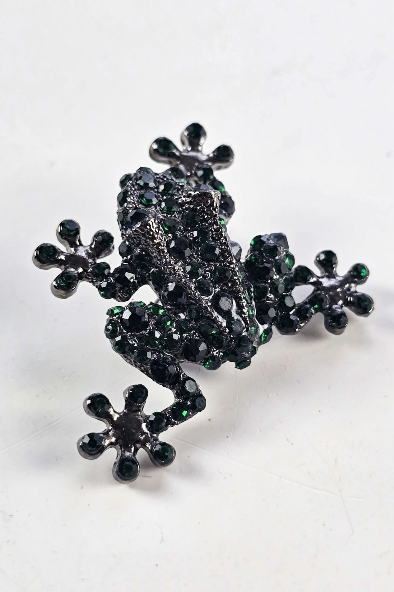 Bronz Kurbağa Broş