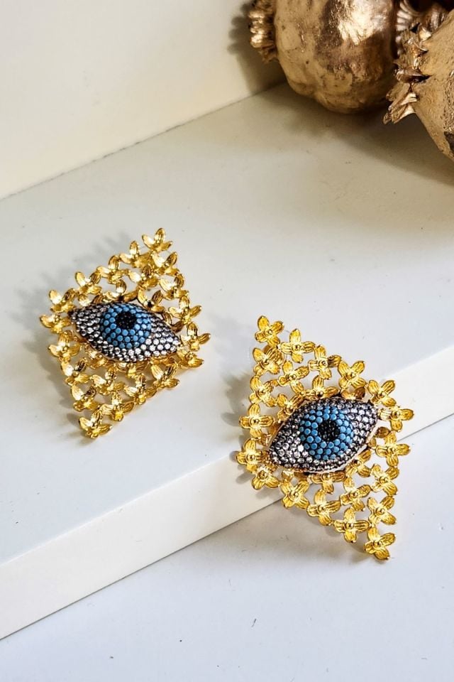 My Eyes Küpe Bileklik Set