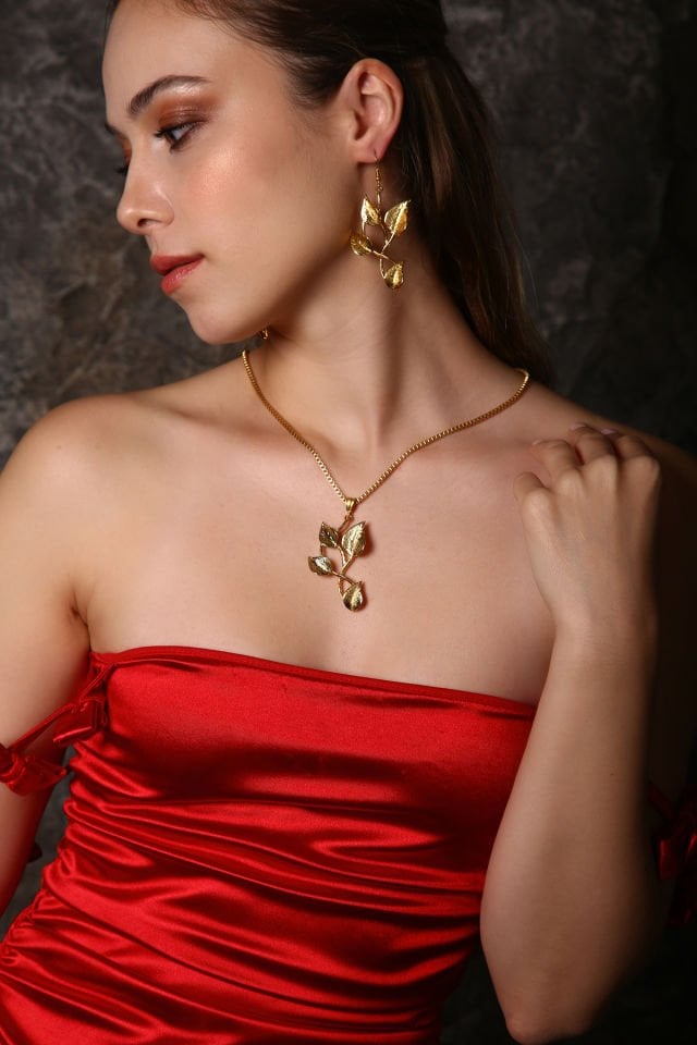 Elysian Küpe Kolye Set