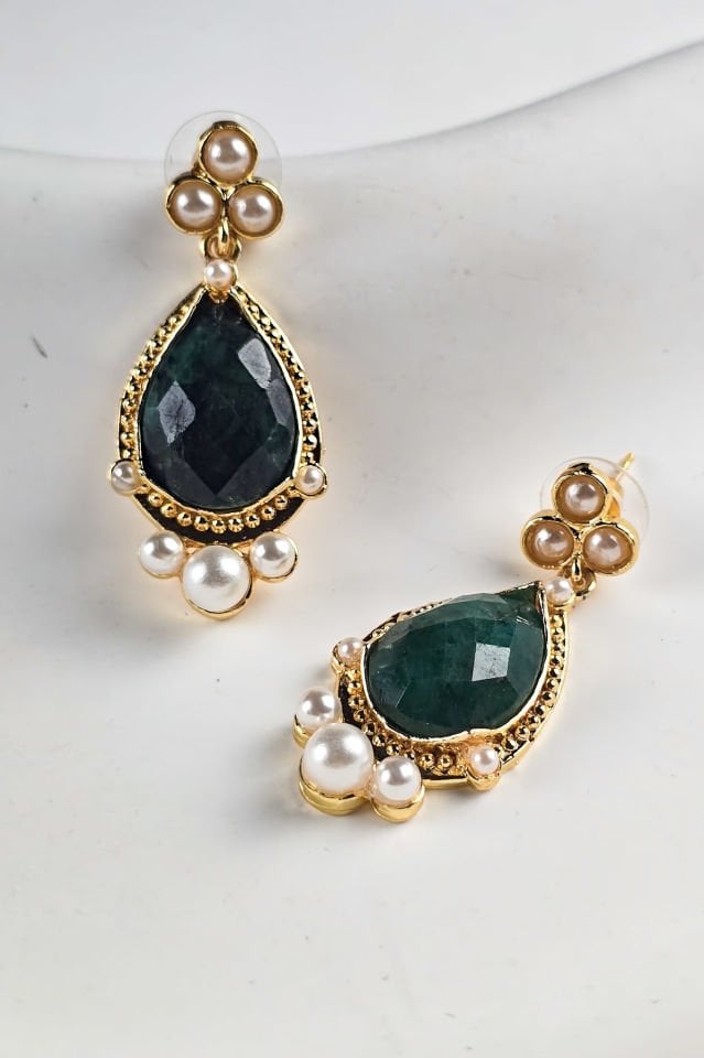 Royal Drop Küpe Zümrüt