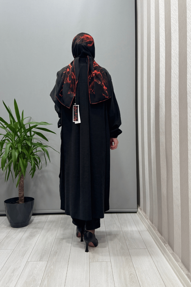 Misswhence Nakış Detaylı Gömlek Pantolon Takım Siyah 37301