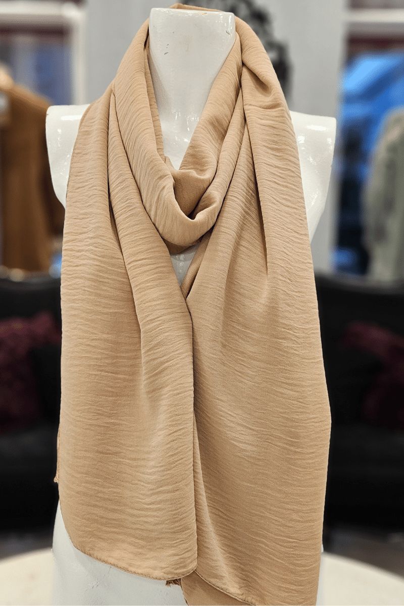 Invee 1246 Milk Coffee Jazz Shawl