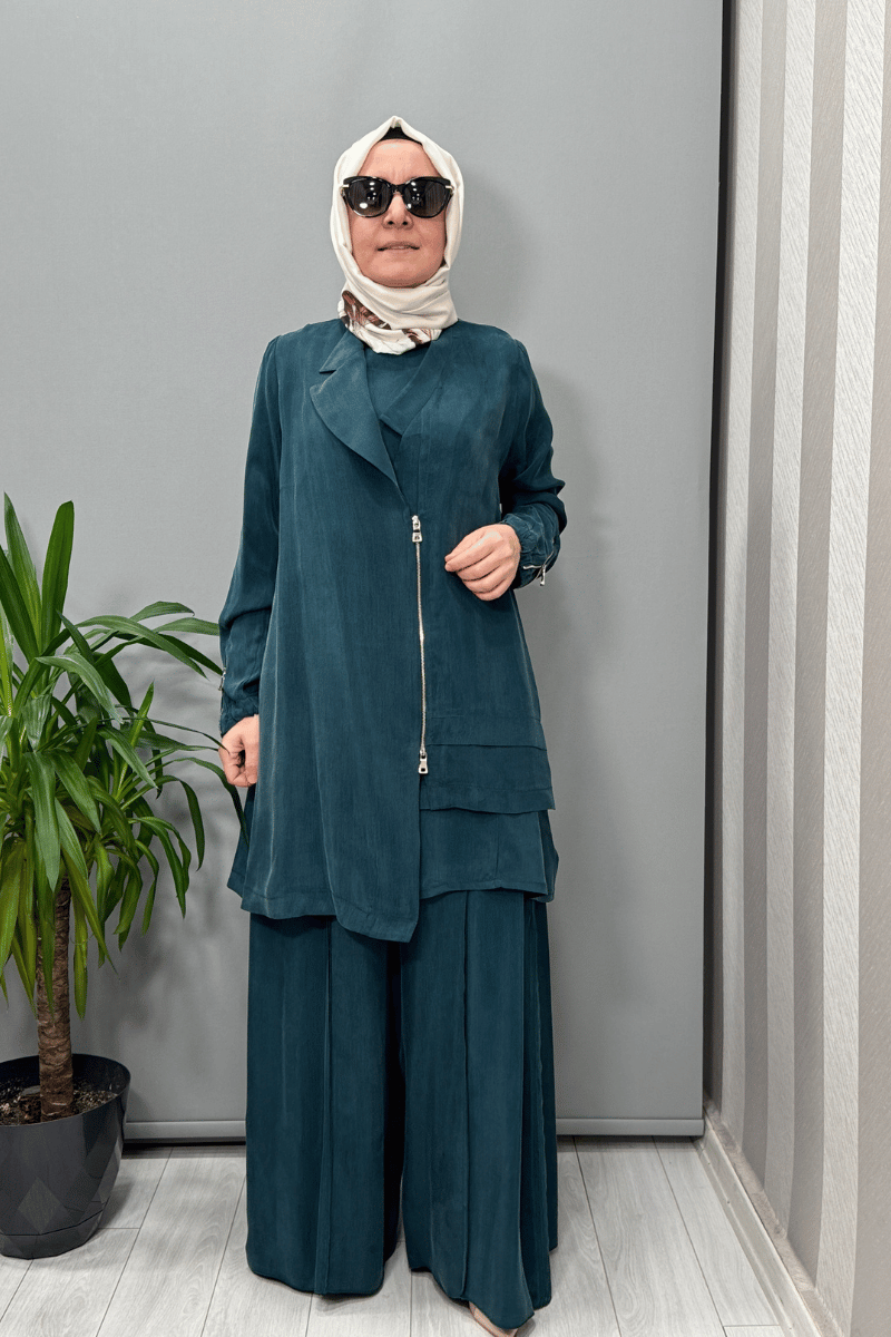 Misswhence İpek Üçlü Takım Zümrüt 37205