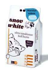 Snow White 20lt Beyaz Bentoint Marsilya Sabun Ince Taneli Kedi Kumu Ultra Topaklanma