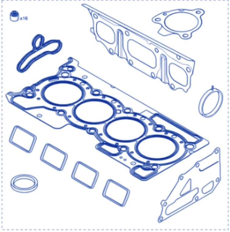 Megane 4-IV Talisman Motor Üst Conta Takımı (Silindir Conta Dahil) 1.3 Tce H5H 101013014R - Mais