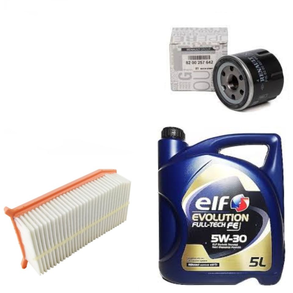 Clio 4-IV Captur 1-I Yağ Bakım Seti 1.5 Dci K9K (2013-2020)(Motor Yağı +Yağ+ Hava+Filtre)