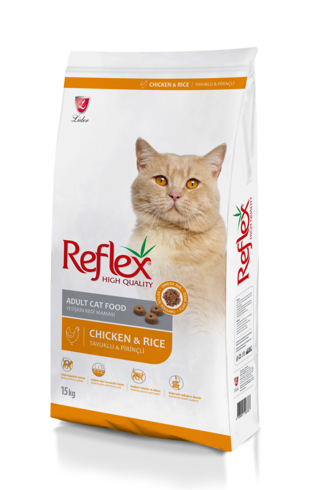 Reflex Tavuklu Yetişkin Kedi Maması 15 Kg