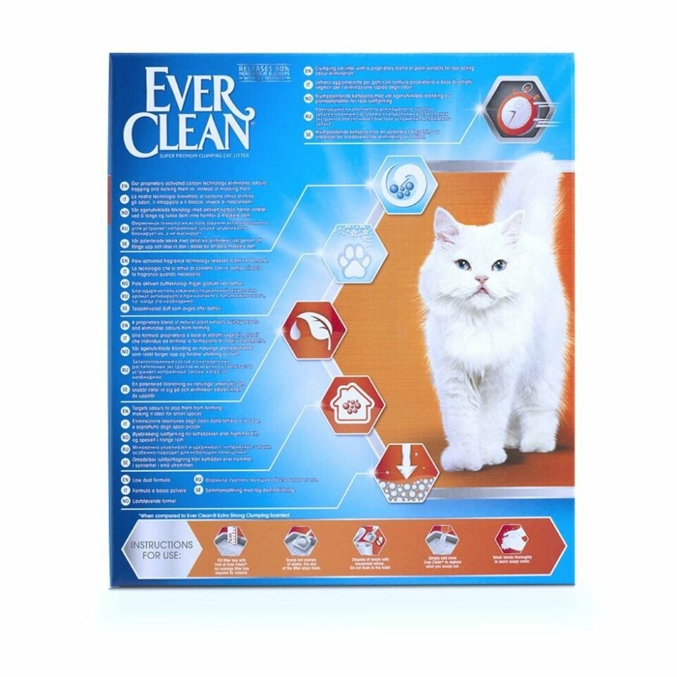 Ever Clean Fast Acting Doğal Bitki Özlü Hızlı Topaklanan Kedi Kumu 10lt