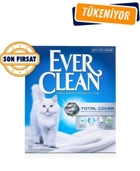 Ever Clean Total Cover Koku Önleyici Kedi Kumu 10lt