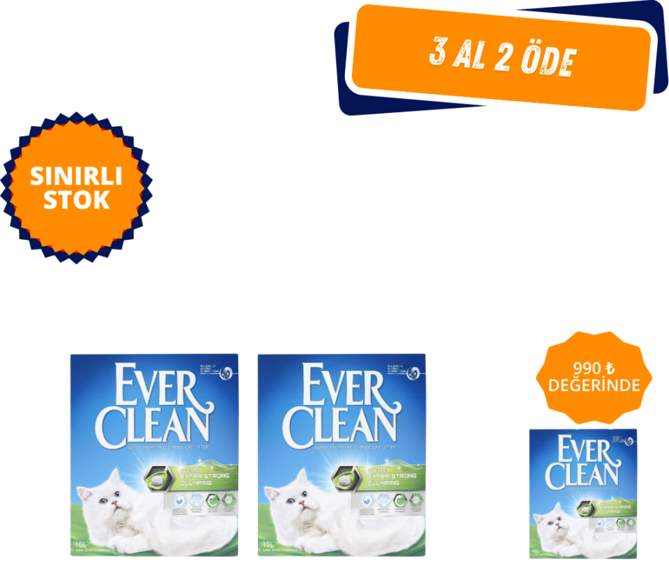EVER CLEAN EXTRA STRONG  EKSTRA GÜÇLÜ  TOPLANMA 10 LT