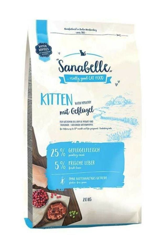 Sanabelle Tahılsız Yavru Kedi Maması 2 KG