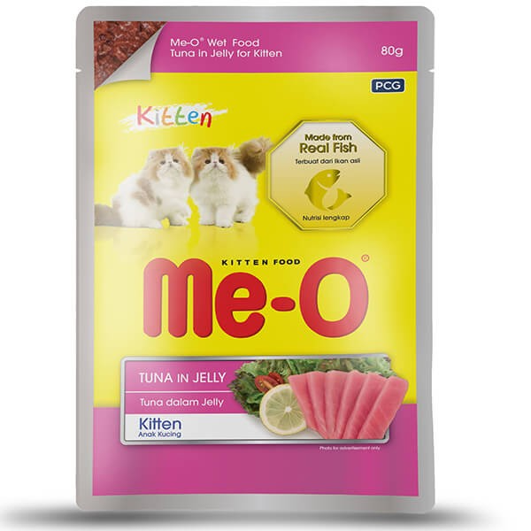 Me-O Ton Balıklı Yavru Kedi Yaş Kedi Maması 80 Gr