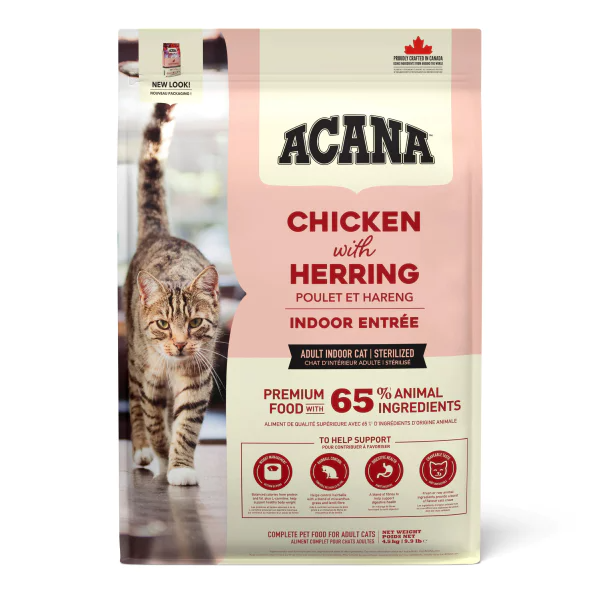 Acana Indoor Entree Sterilised Tavuk ve Hindili Kısırlaştırılmış Yetişkin Kedi Maması 4,5 Kg