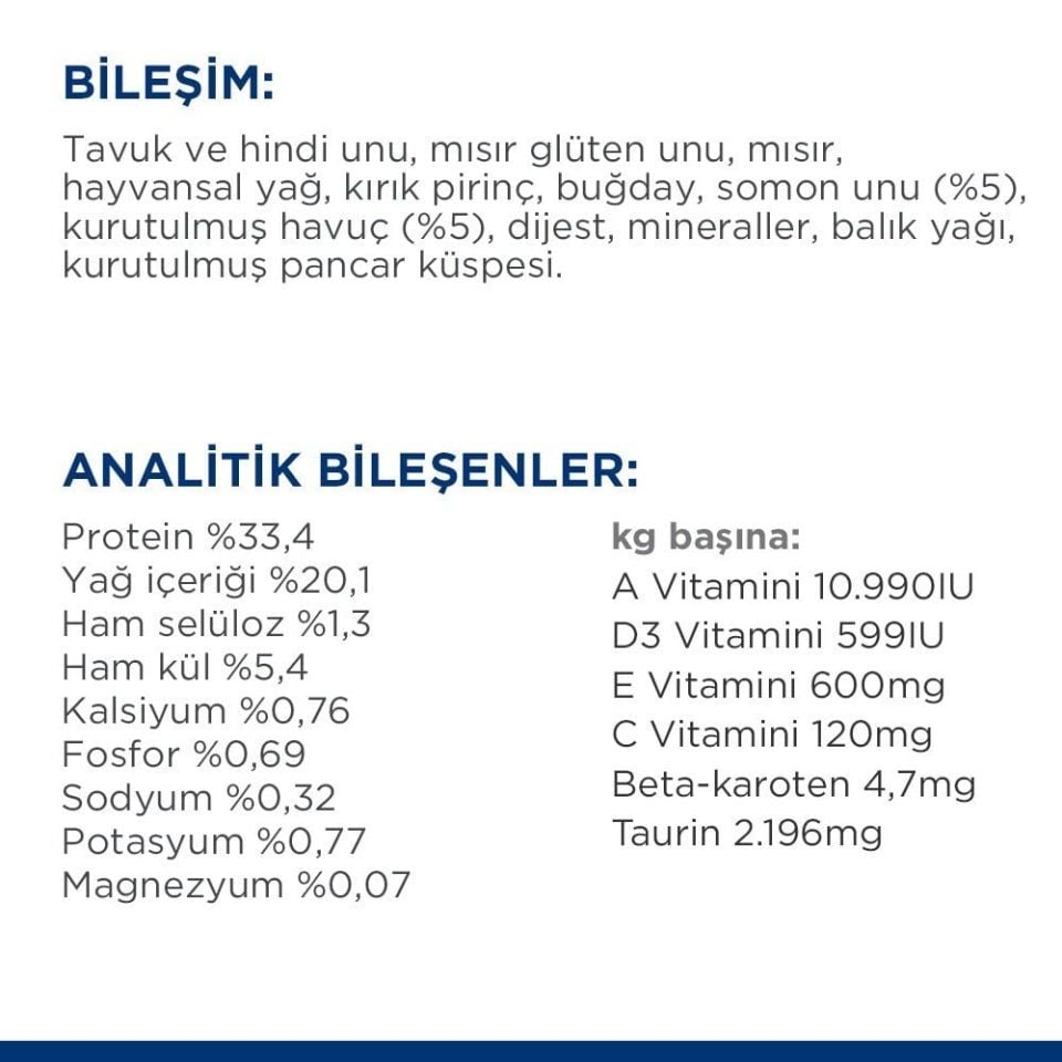 Hill's Science Plan Culinary Creations Somonlu ve Havuçlu Yetişkin Kedi Maması 1,5 Kg