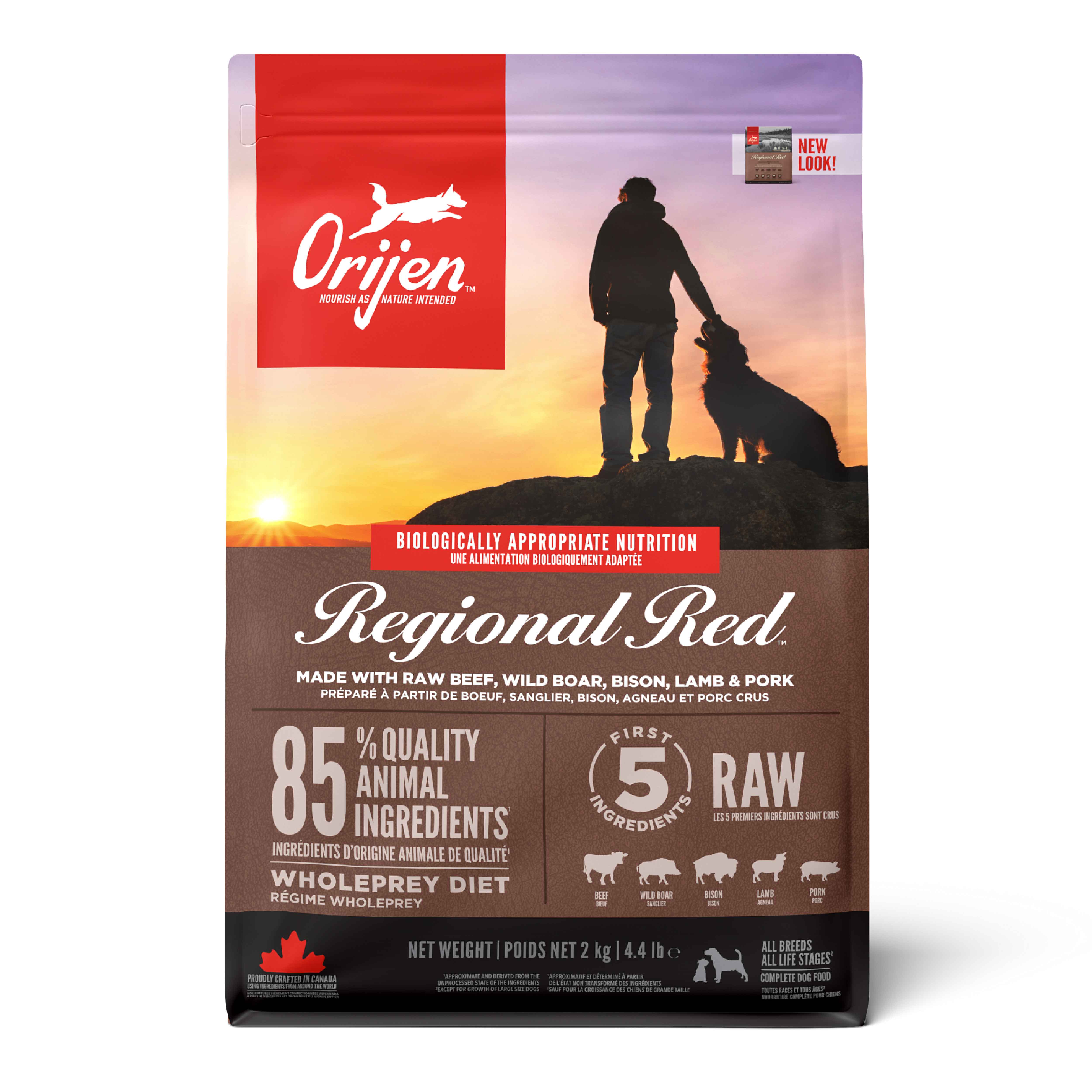 ORIJEN Regional Red Köpek Maması 2kg - Tüm ırk ve yaşam