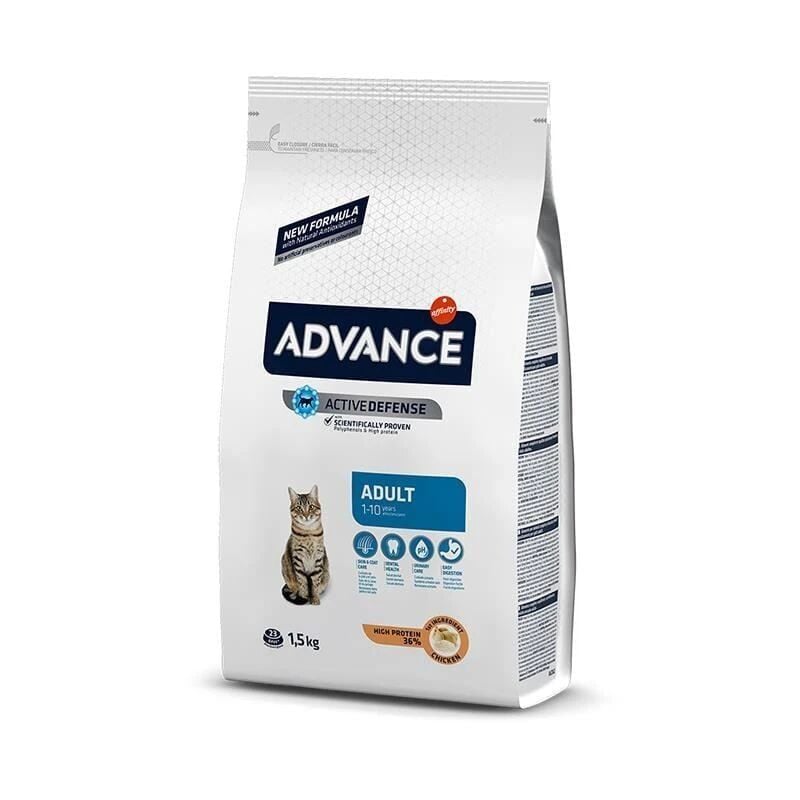 Advance Tavuklu ve Pirinçli Yetişkin Kedi Maması 1,5 Kg