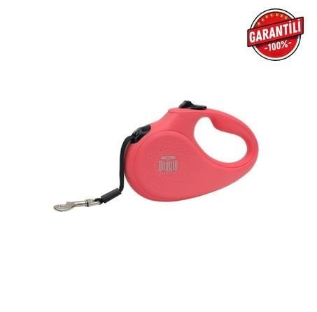 DOGGİE OTOMATİK UZATMA TASMASI MASTER SERİ PEMBE 25KG/5MT