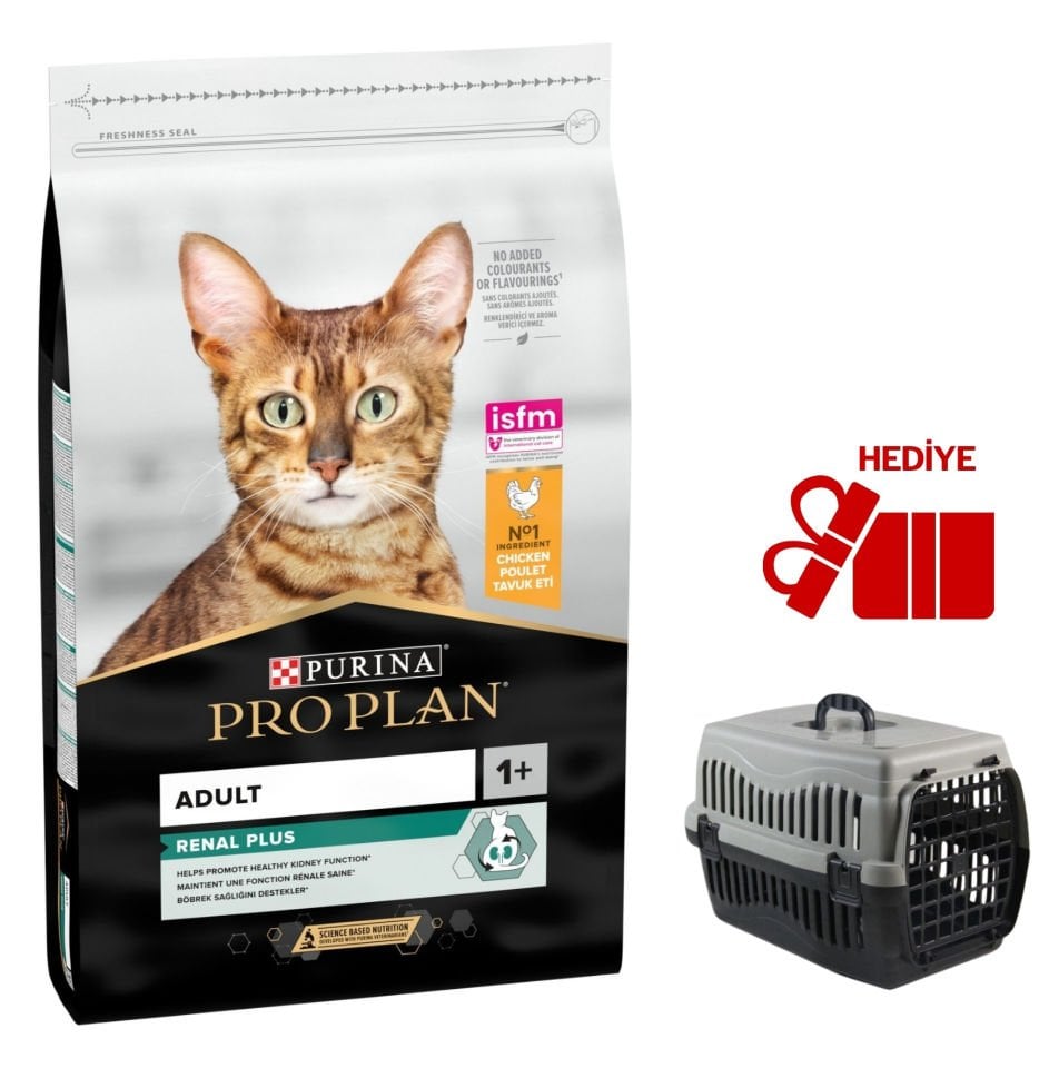 Pro Plan Renal Plus Adult Tavuklu Yetişkin Kedi Maması 10Kg