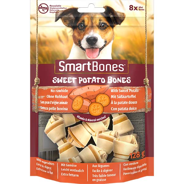 Smart Bones Tatlı Patatesli Küçük Irk Köpek Ödül Maması 128gr (8'li)