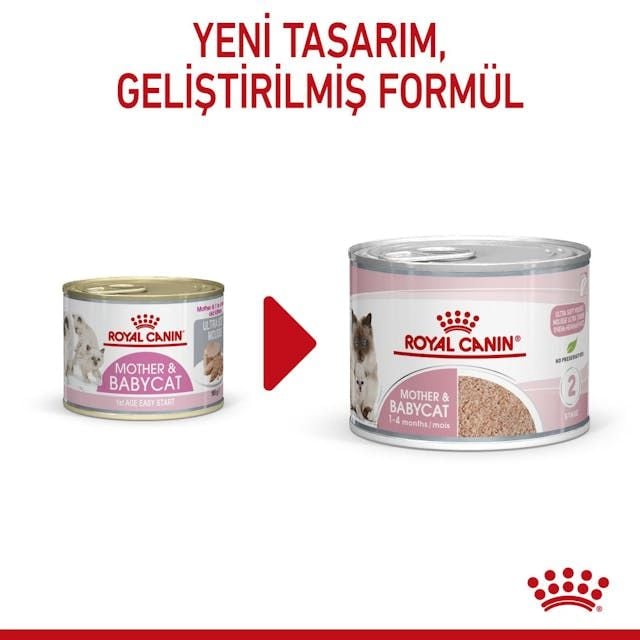 Royal Canin Mother & Babycat Ezme Yavru Kedi Konserve Maması 195 Gr