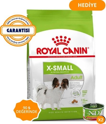 Royal Canin X-Small Çok Küçük Irk Yetişkin Köpek Maması 3 Kg
