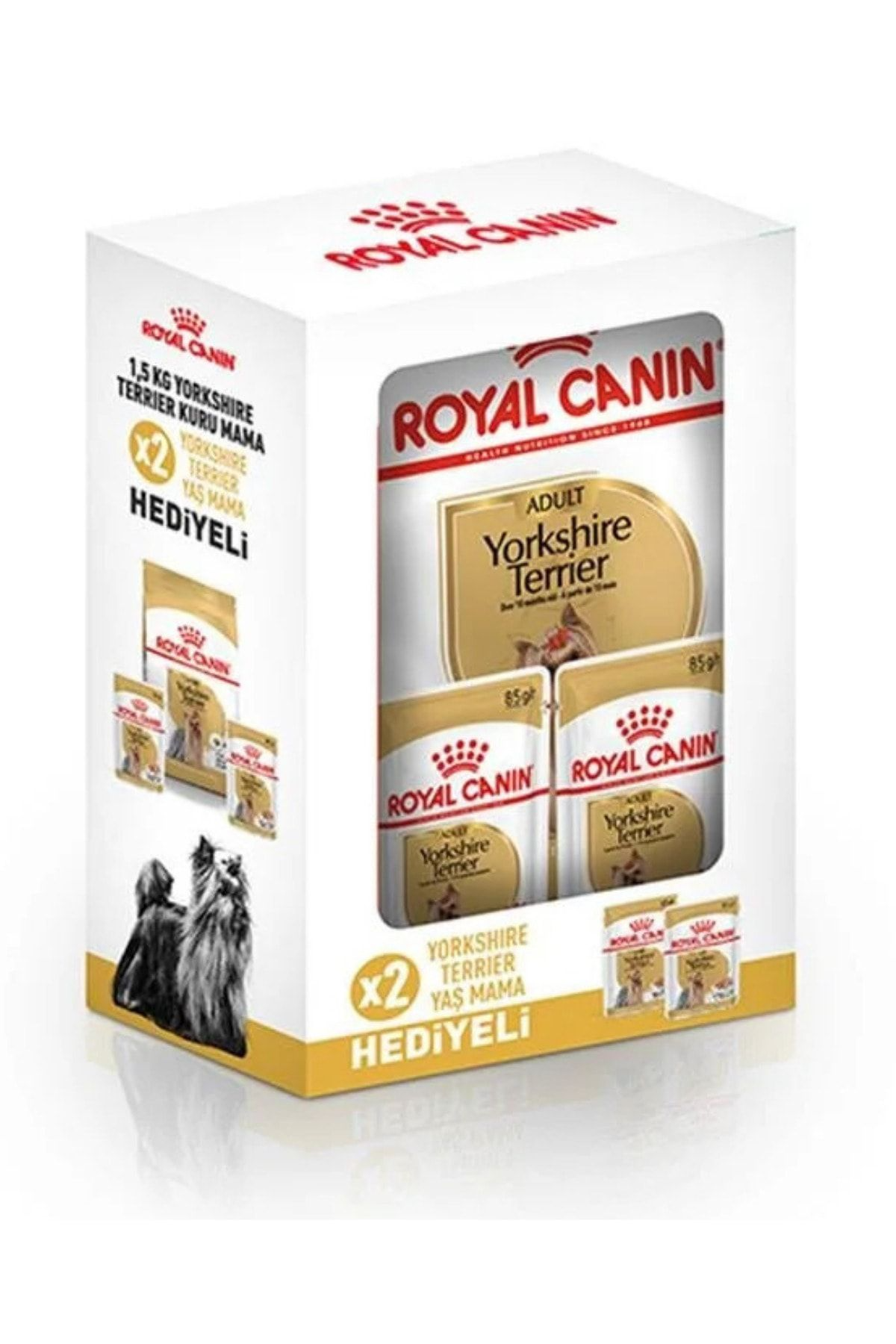 Royal Canin Yorkshire Terrier Özel Set (Yorkshire Terrier 1,5 Kg + 2 Yaş Mama)