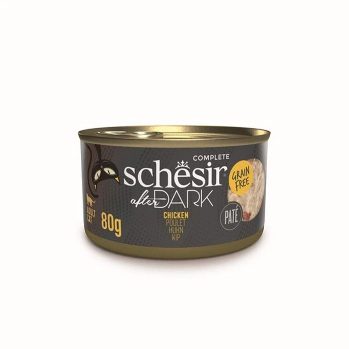 Schesir After Dark Pate Tavuklu Yetişkin Kedi Konservesi 80 Gr