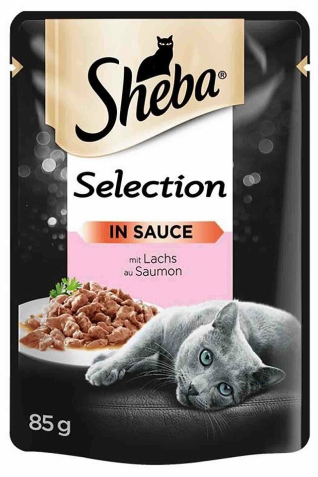 Sheba Selection Pouch Somonlu Yaş Yetişkin Kedi Maması 85 Gr