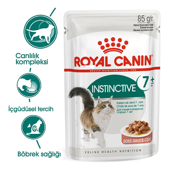 Royal Canin Gravy Instinctive +7 Yaş Kedi Konserve Maması 12x85 Gr