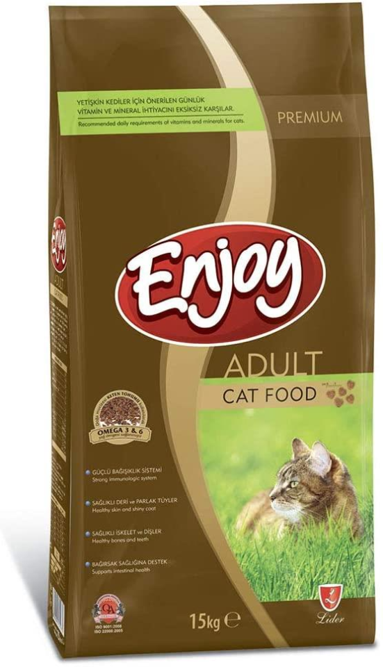 Enjoy Tavuklu Yetişkin Kedi Maması 15 Kg