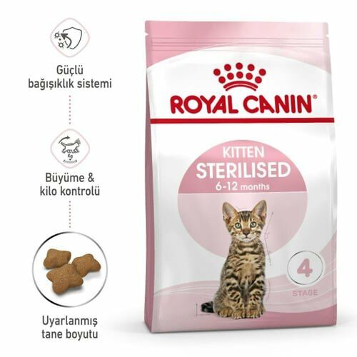 Royal Canin Sterilised Kısırlaştırılmış Yavru Kedi Maması 2 Kg