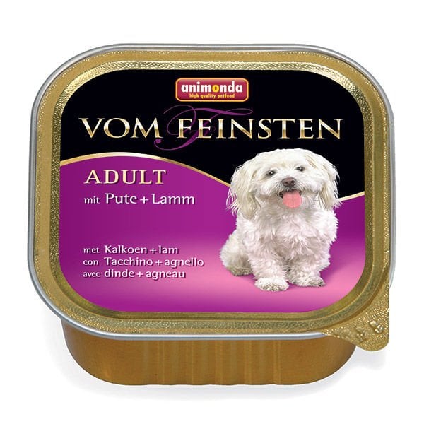 Animonda Vom Feinsten Adult Hindili ve Kuzulu Yaş Köpek Maması 150 Gr