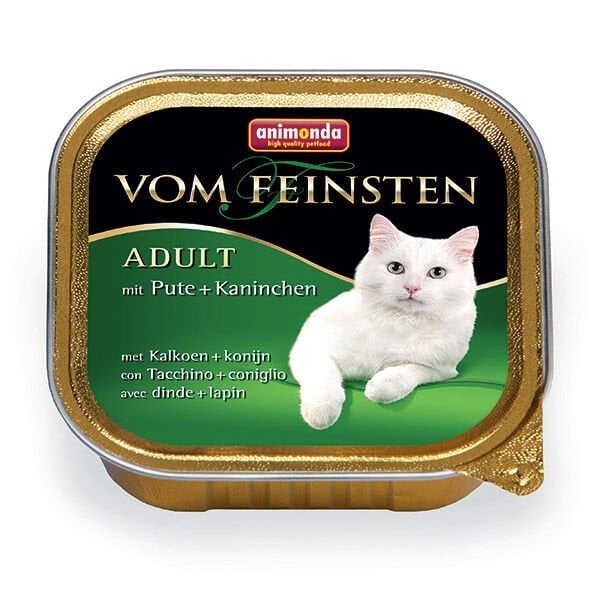 Animonda Vom Feinsten Adult Hindi ve Tavşan Etli Yaş Kedi Maması 100 Gr