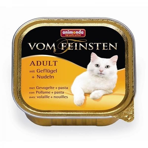 Animonda Vom Feinsten Kümes Hayvanlı ve Makarnalı Yetişkin Kedi Konservesi 100 Gr