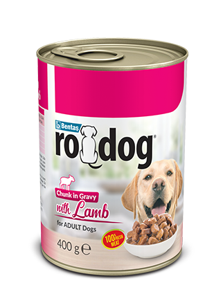 RoDog Kuzu Etli Yetişkin Konserve Köpek Maması 400 Gr