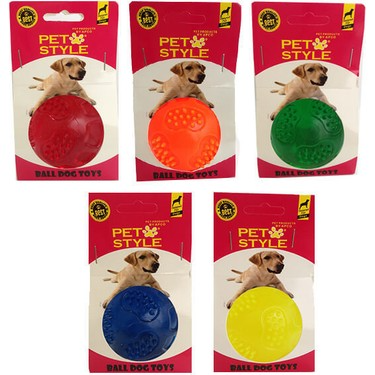 Pet Style Sert Plastik Top Köpek Oyuncağı